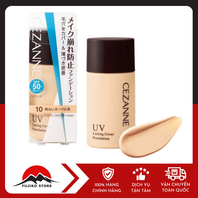 Kem nền lâu trôi che phủ cao SPF50+ CEZANNE