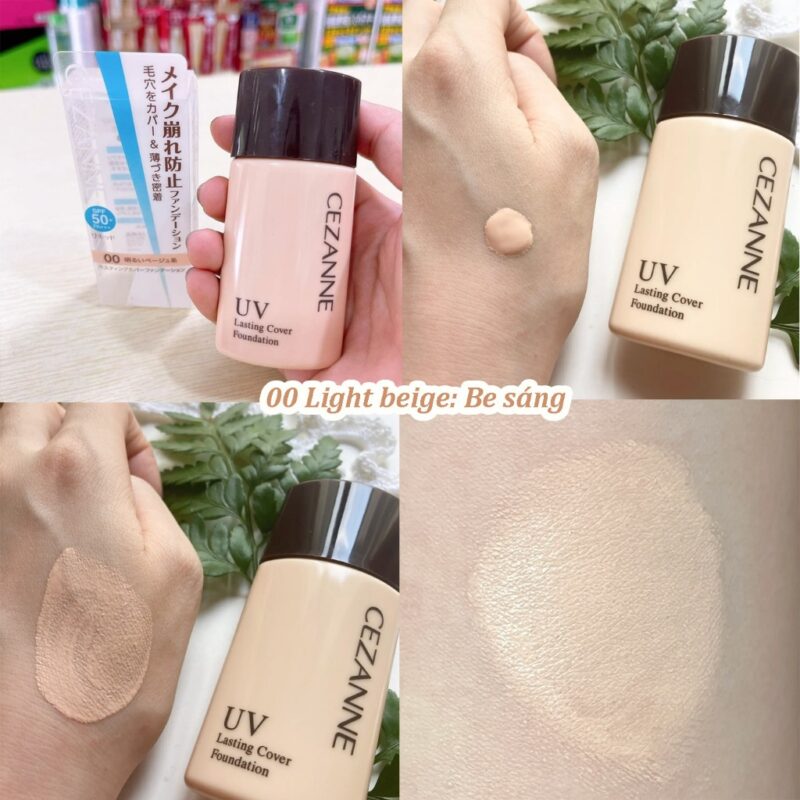 Kem nền lâu trôi che phủ cao SPF50+ CEZANNE