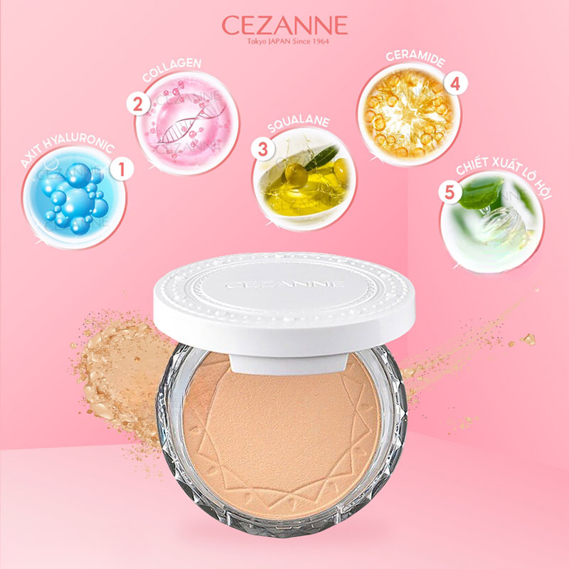 Phấn phủ UV Silk Cover che phủ cao CEZANNE