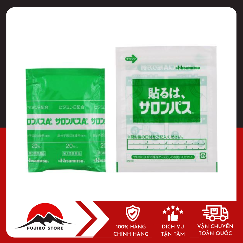 hisamitsu-cao-dan-giam-dau-salonpas-140-mieng-3 Cao dán giảm đau Salonpas HISAMITSU