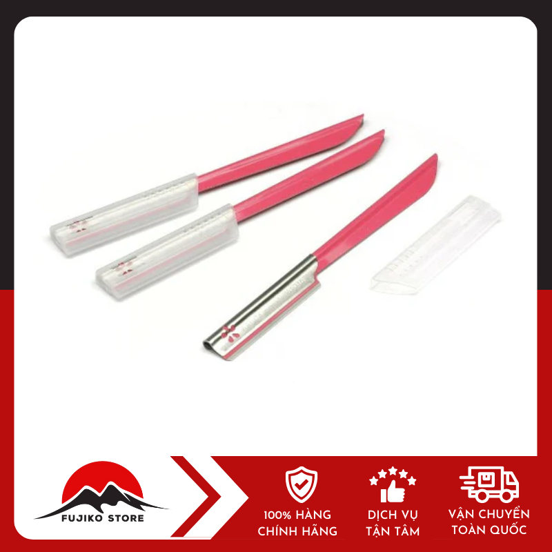 Dao cạo BEAUTY M BTM cán hồng KAI