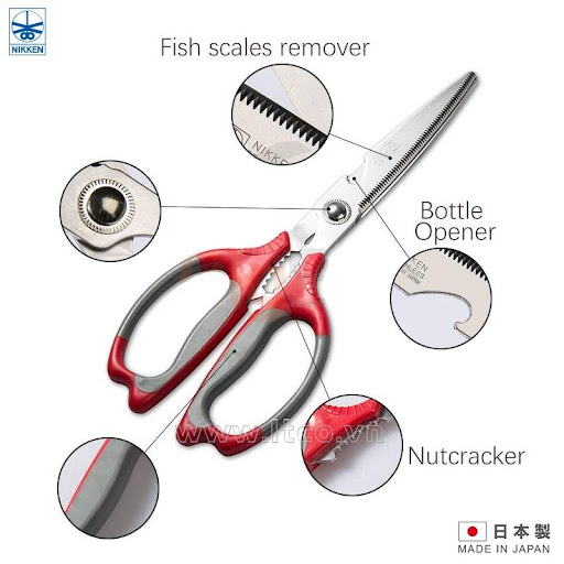 Kéo cao cấp 3 chức năng NIKKEN