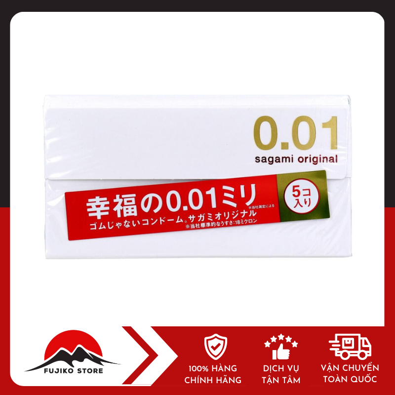 Bao cao su Original 0.01 SAGAMI
