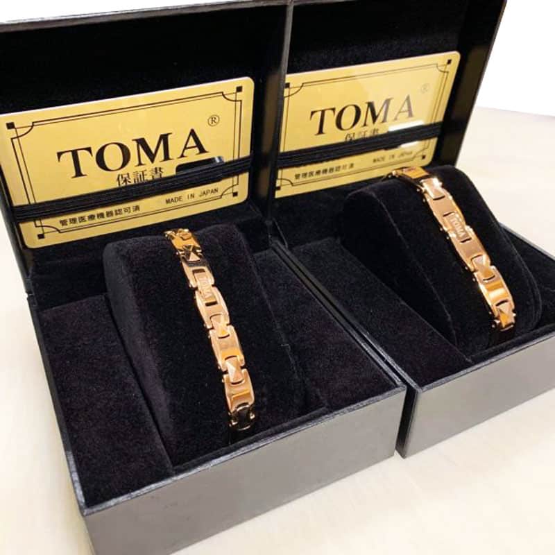 Vòng tay ổn định huyết áp nữ đính đá TOMA