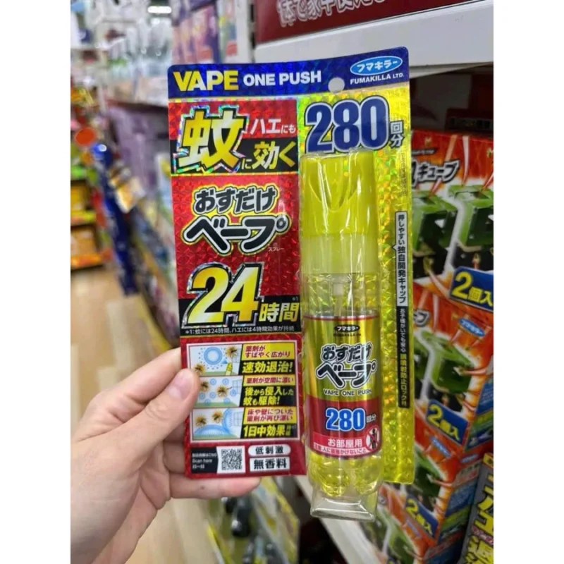 Xịt Côn Trùng Vape One Push Không Mùi FUMAKILLA
