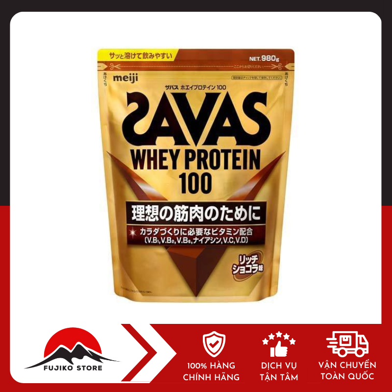 Sữa Bột Savas Aqua Whey Protetin 100 MEIJI