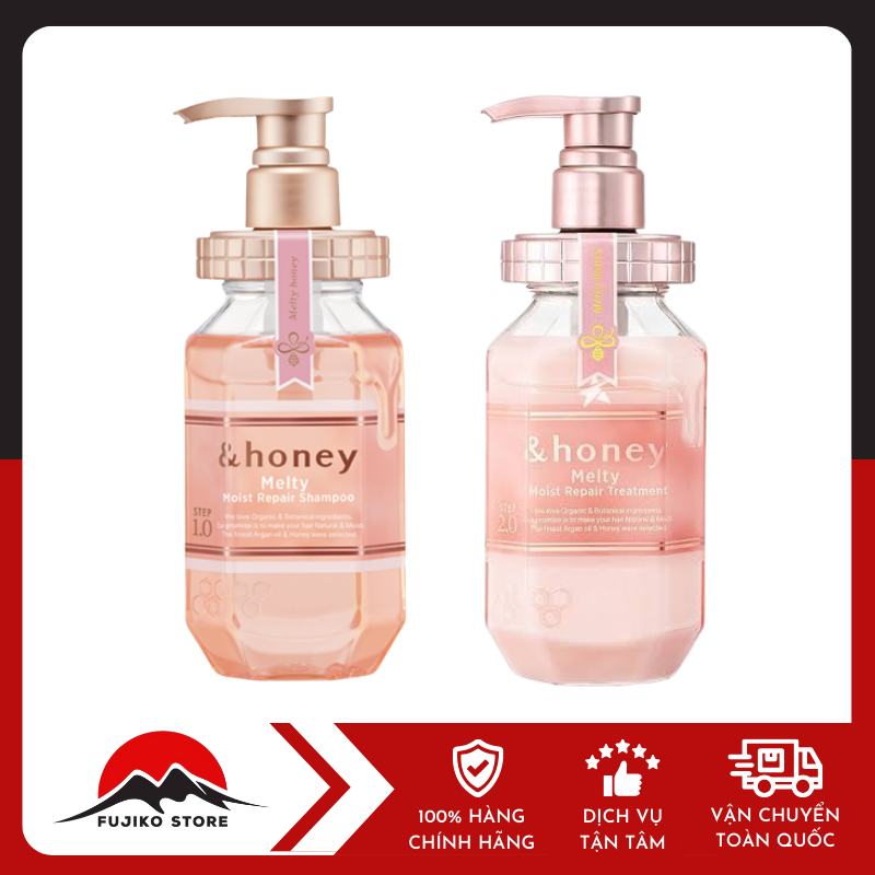 Dầu gội xả dưỡng tóc suôn mượt vào nếp HONEY