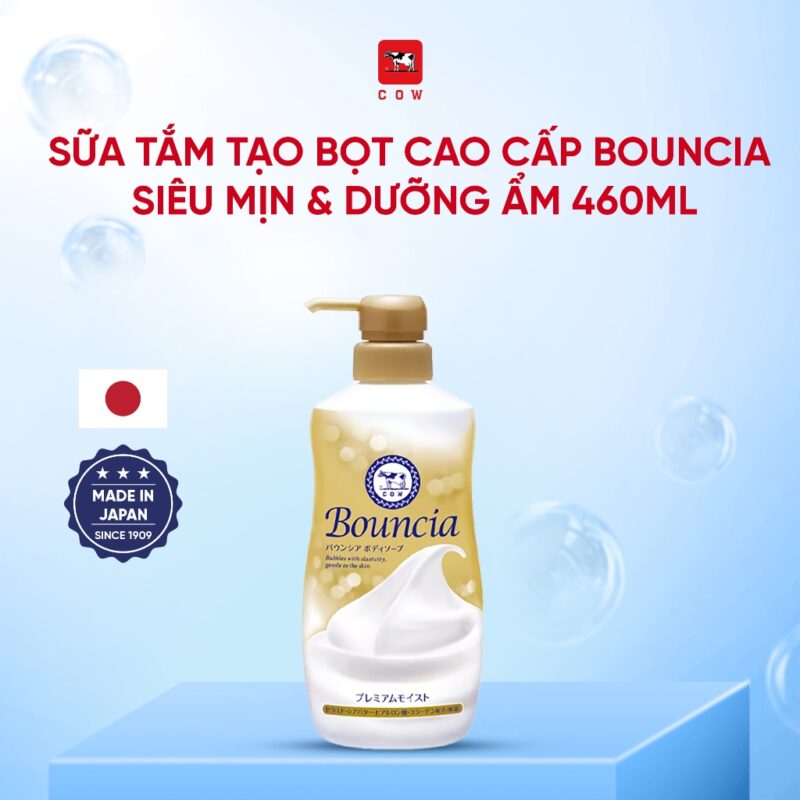 Sữa Tắm Sữa Bò Cow Dưỡng Ẩm 460ml BOUNCIA