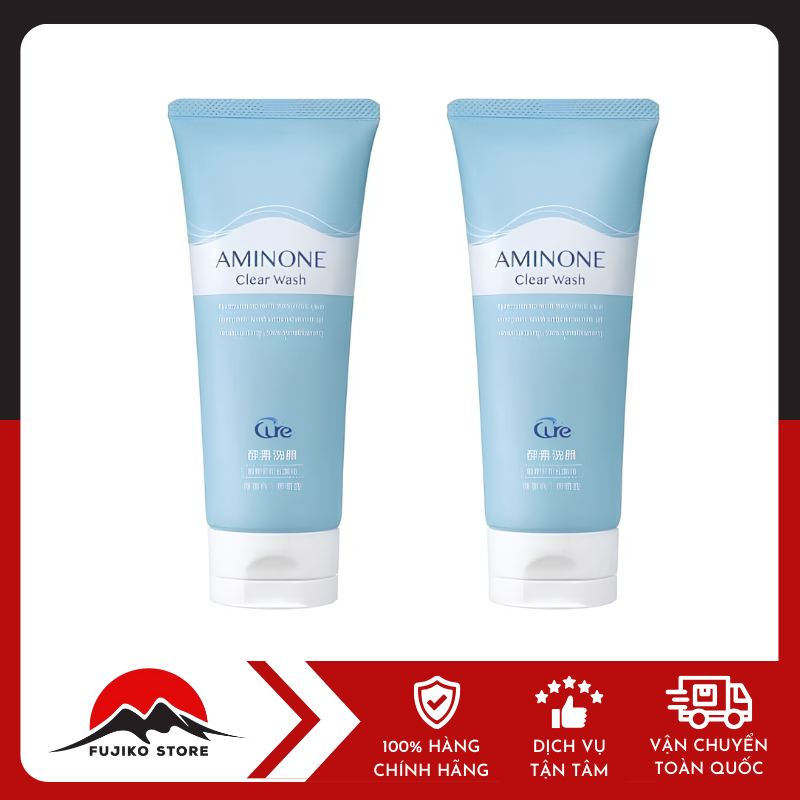 Sữa Rửa Mặt Amino làm sạch sâu giảm mụn đầu đen CURE