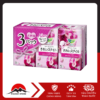 Set 3 gói băng vệ sinh hàng ngày Laurier 1mm hương hoa hồng KAO