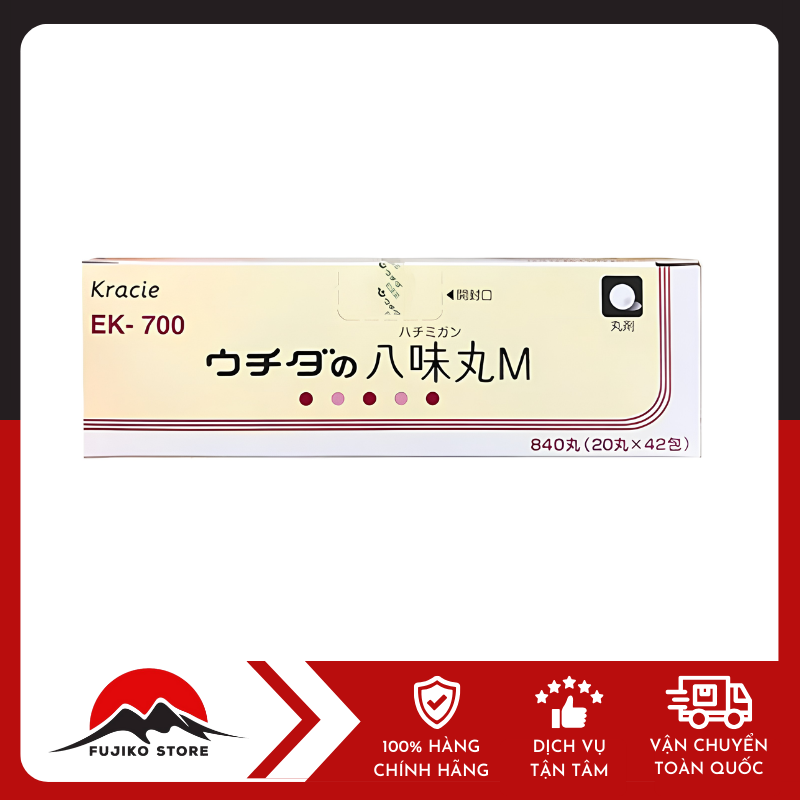 Viên Uống Bổ Thận EK-700 Hỗ Trợ Tiểu Đêm KRACIE