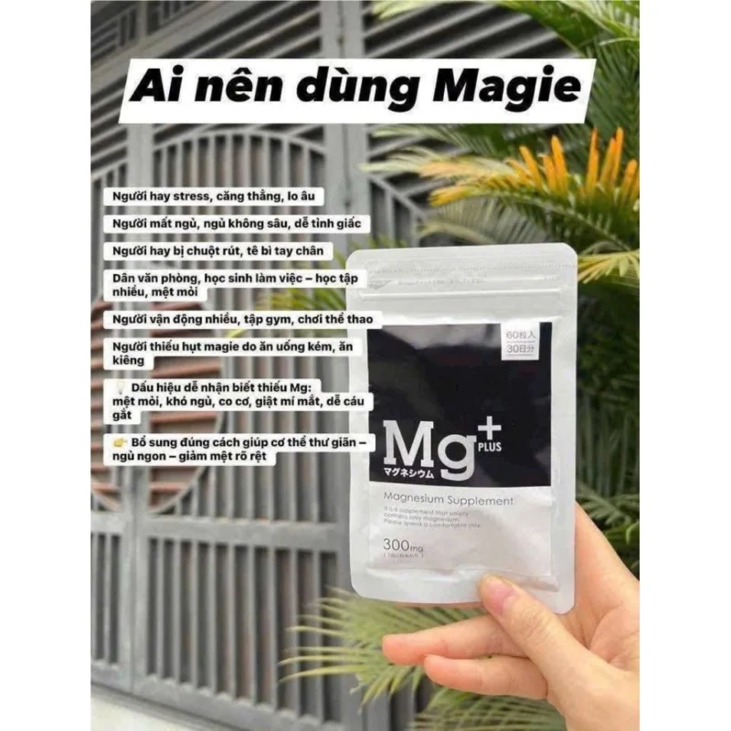 Viên uống bổ sung Magie Plus 300mg 30 ngày MONONET