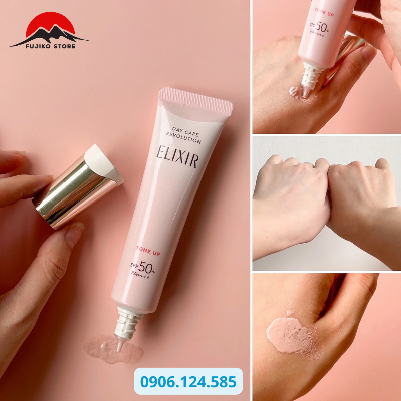 Sữa Chống Nắng Elixir Nâng Tông SHISEIDO